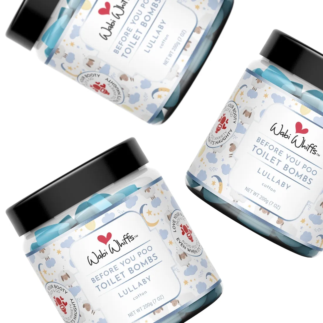 60ct Lullaby Fizzing Toilet Love Bombs