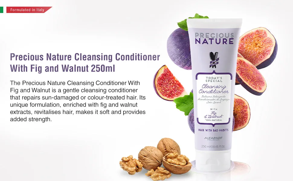 Alfaparf Milano Precious Nature Cleansing Conditioner With Fig & Walnut 1000ml