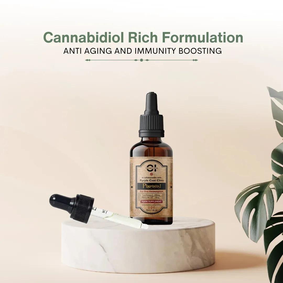 Cannazo CBD Rich Kit – Calm Drops Cbd Dominant, Placidiol: Pure Cbd, Vijaya Amrit: 4:1 Cbd Rich
