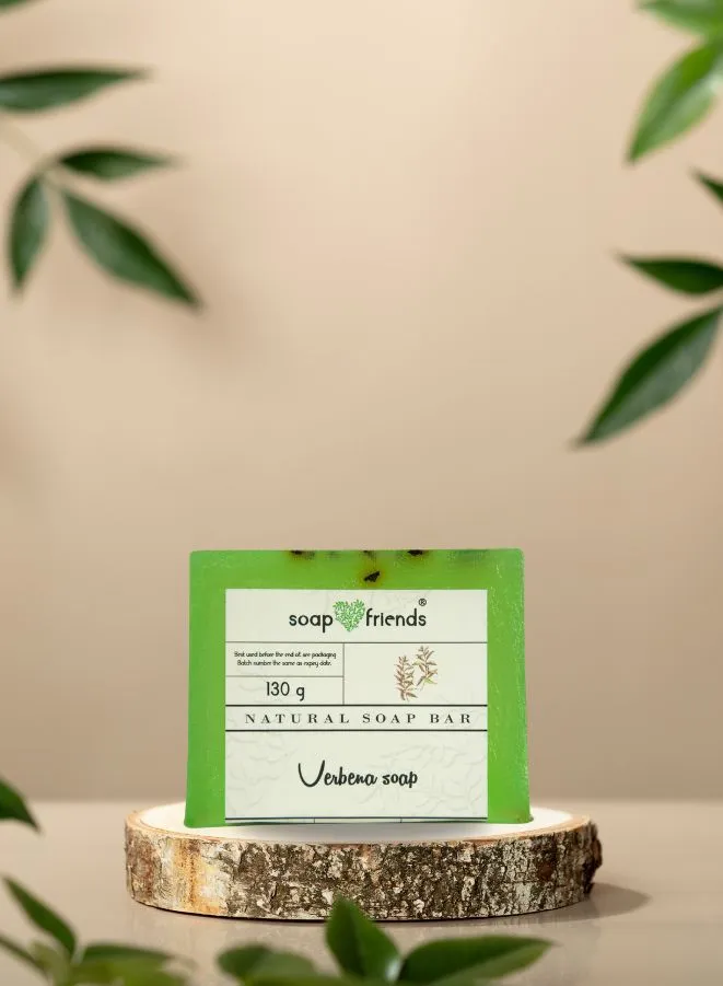 Verbena Soap Bar for Gentle Cleansing, Moisturized Skin, and Zesty Aroma
